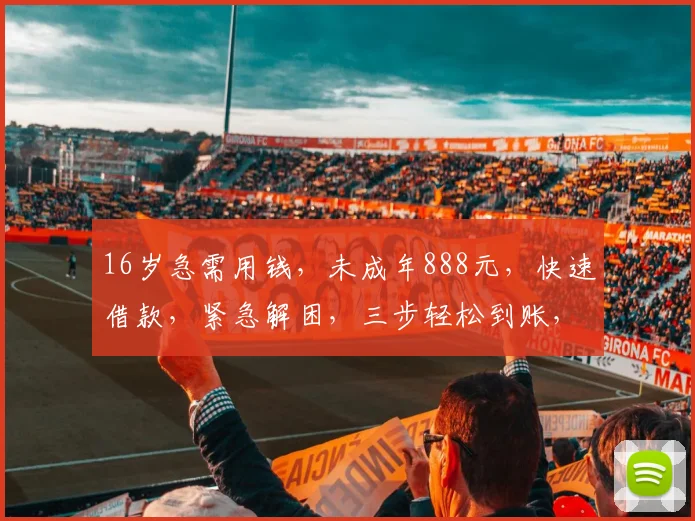 16岁急需用钱，未成年888元，快速借款，紧急解困，三步轻松到账，速来申请